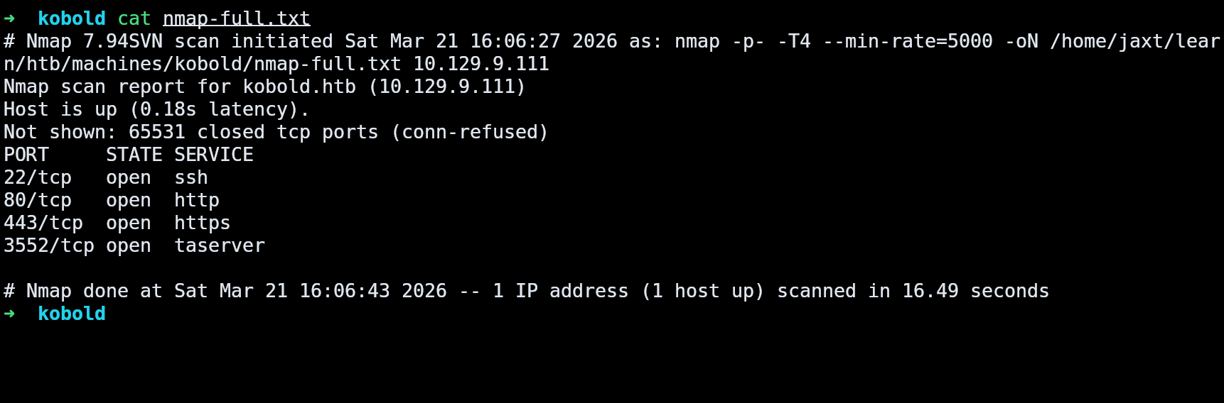 nmap